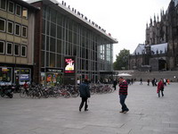 Вокзал в городе Кёльне